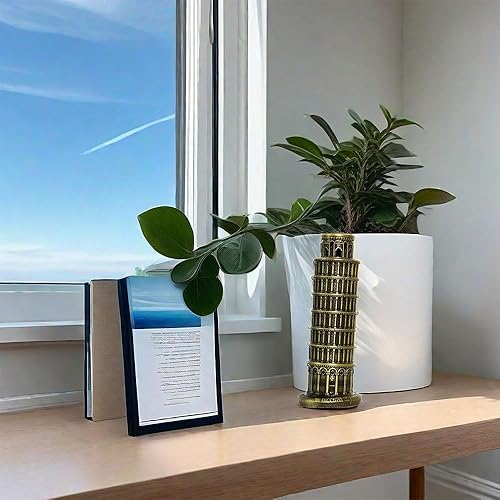 Miniatura 7 de IUXROBU Estatua de pirámide de recuerdo egipcio, figura de edificio de metal, modelo coleccionable, escultura, decoración de sala de estar, estante