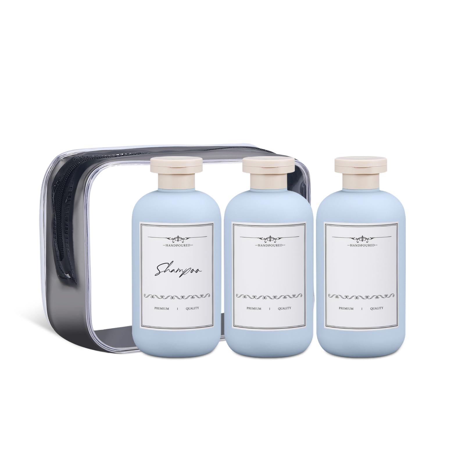 ASEVAT 6.7 oz Leak-Proof Travel Bottles - refillable containers | Mubboo