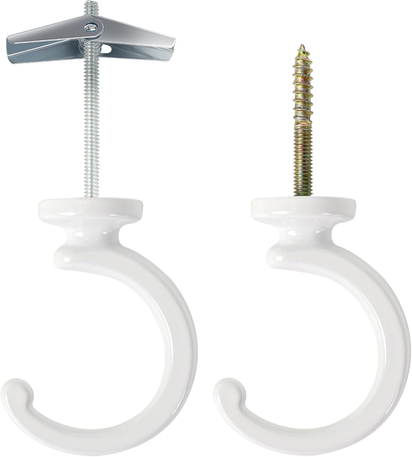 Aidoclip 2PCS Ceiling Swag Hook Sets Heavy Duty Hooks