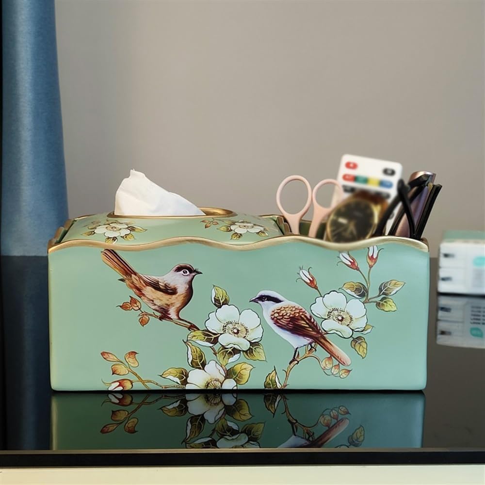 Porte-mouchoirs Boîte à mouchoirs rectangulaire multifonctionnelle, étui for Serviettes, Table Basse, Bureau, télécommande, Rangement, boîte Décor de boîte faciale