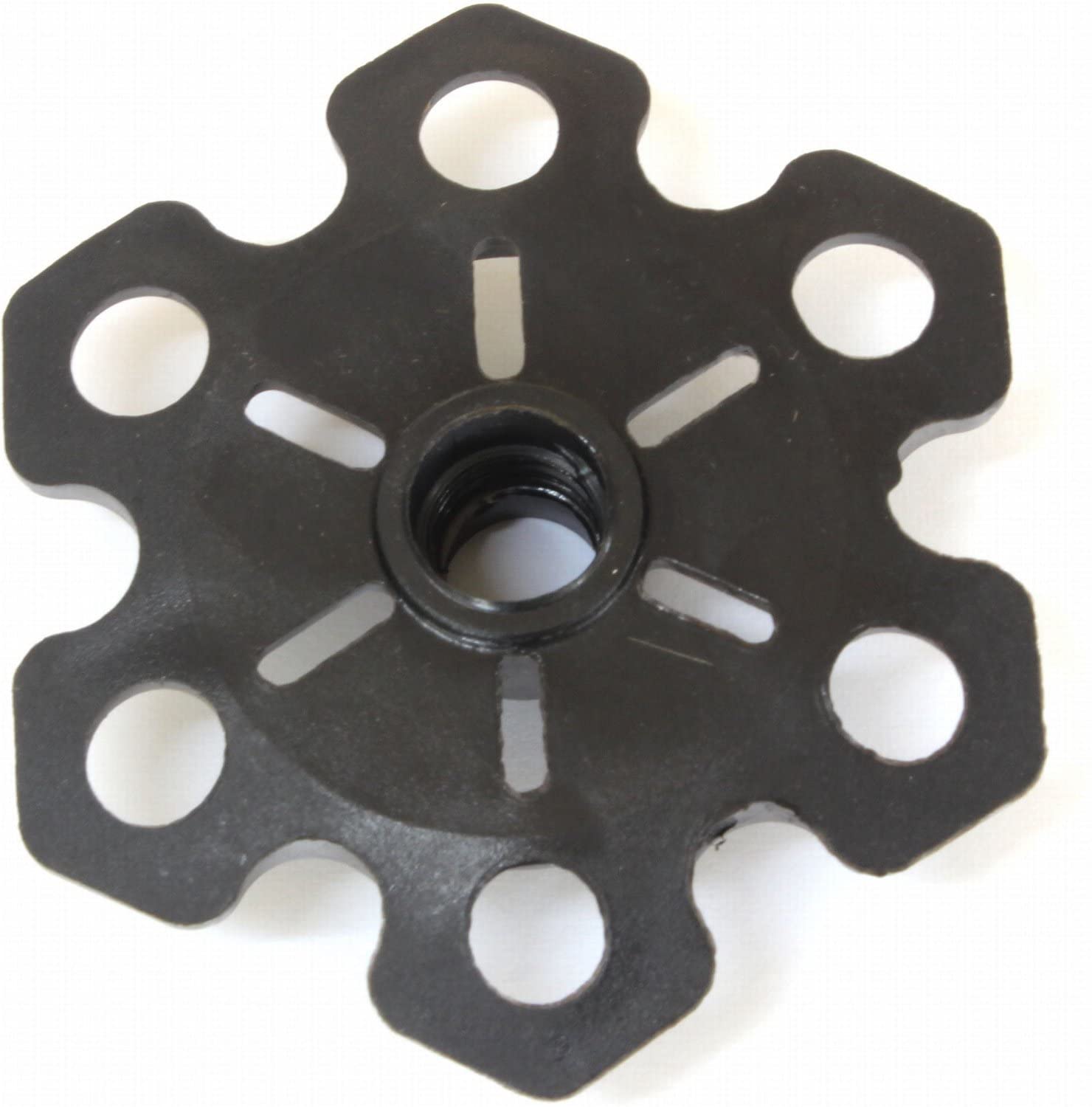 Ubersweet® Columb Removable Rubber Snowflake Disk Basket for Hiking Poles, 6 pack (Six)