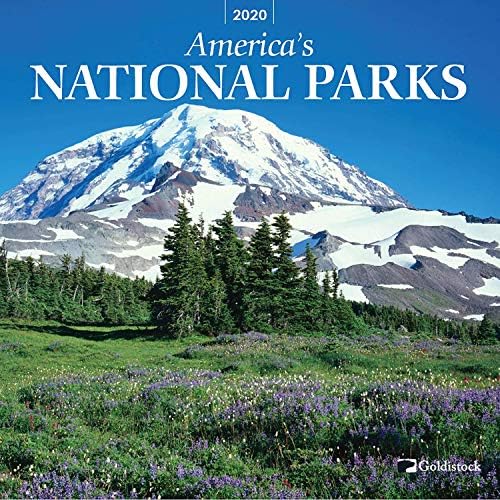 2019 Large Wall Calendar -"National Parks" by Goldistock - 12" x 24" (Open) - Thick & Sturdy Paper - Featuring Breathtaking Images of Our National Parks