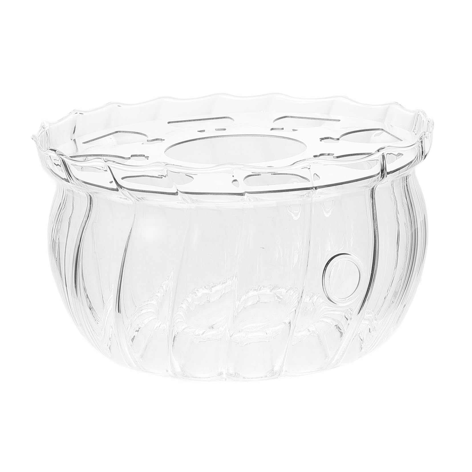 HEALLILY Teapot Warmer Stand Glass Tea Pot Heater Tea Light Warmer Teapot Base Candle