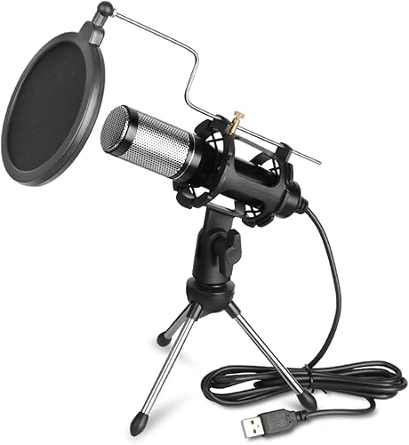 Micrófono de grabación de estudio de sonido E300, micrófono de transmisión de condensador, canto de karaoke para grabación, soporte de escritorio en