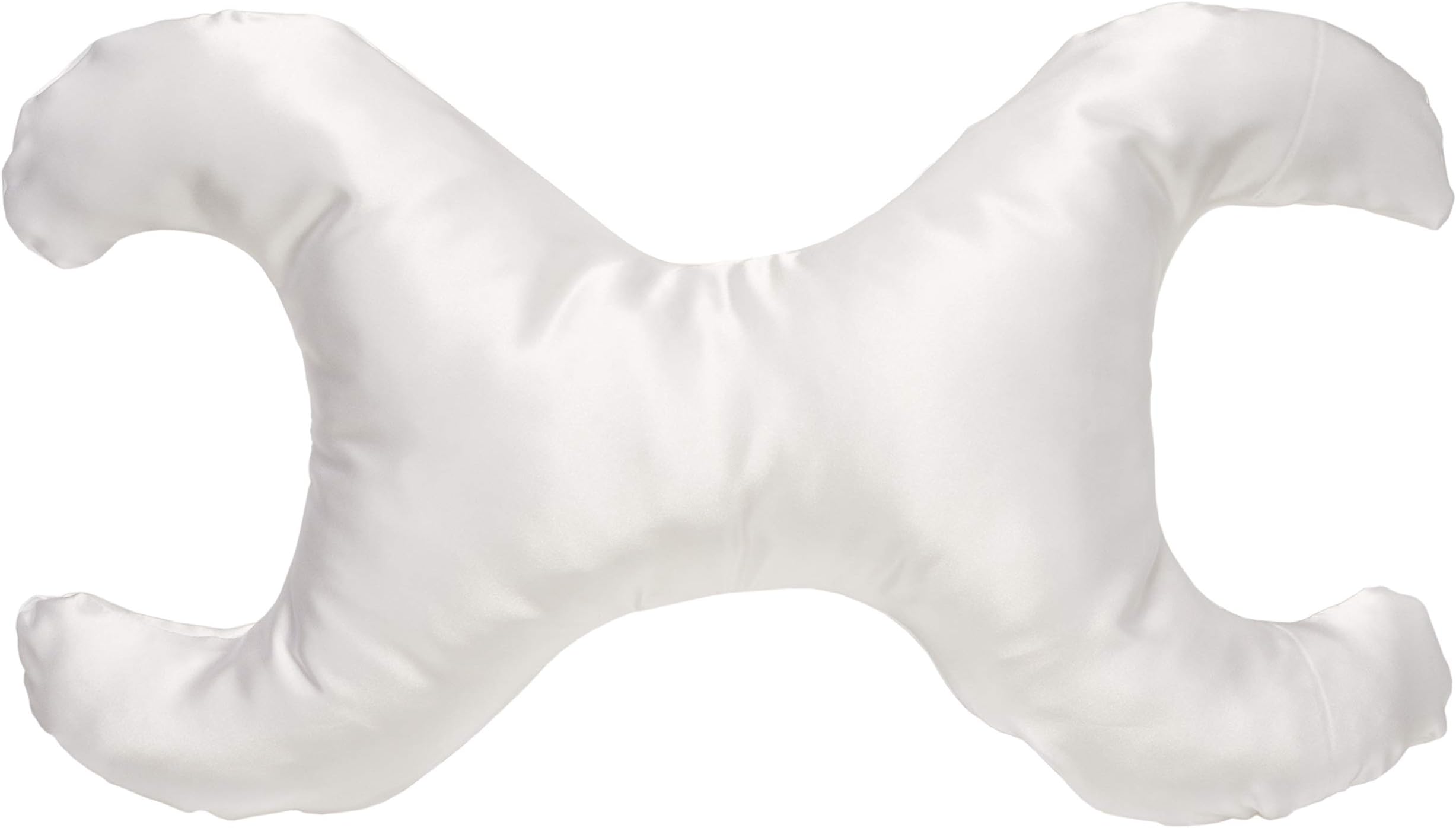 " La Petite Pillow (White, Satin)