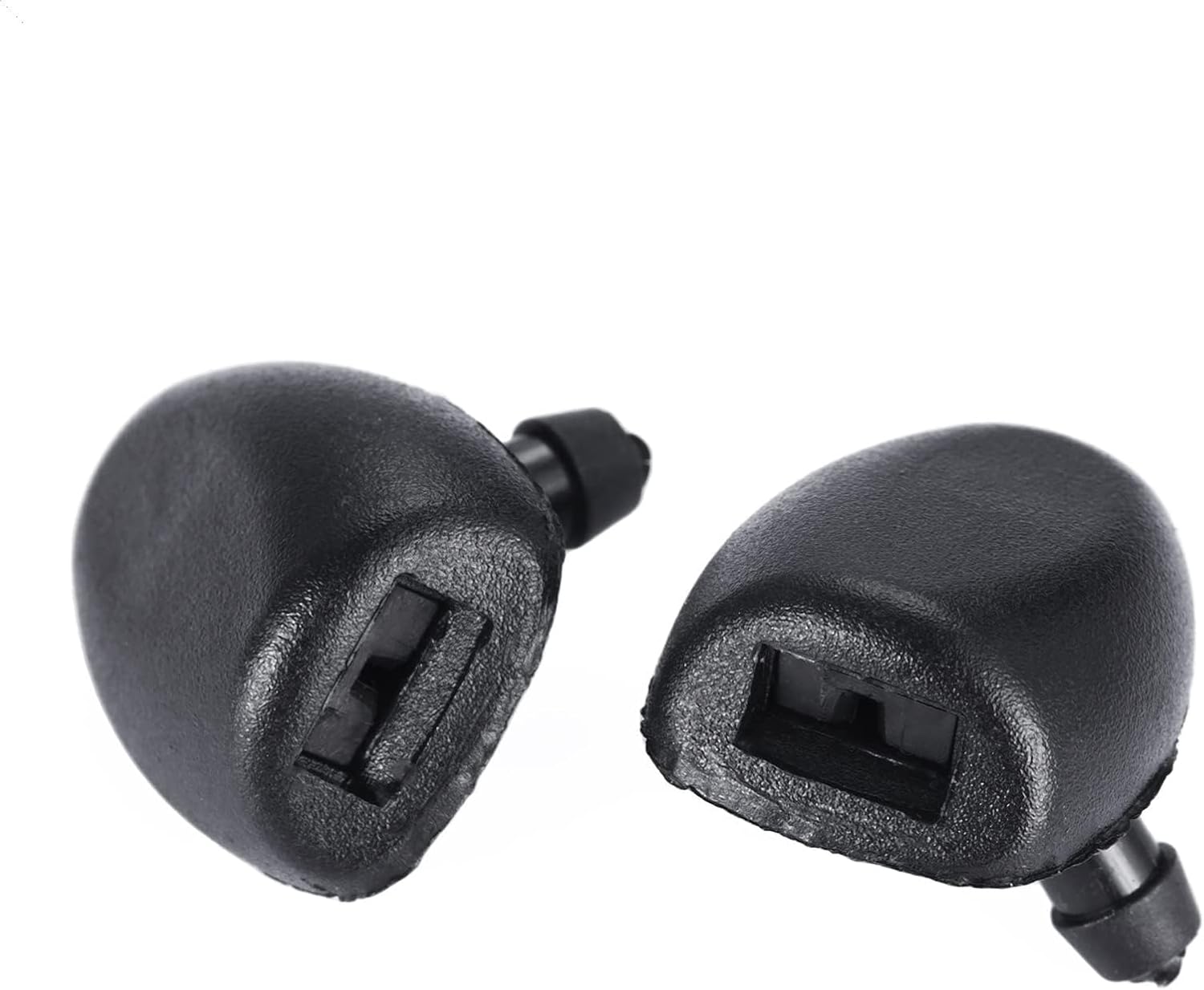Car Windshield Washer Nozzles for Peugeot 206 407 2004-2010, Windscreen Wiper Washer Spray Jet Kit ABS Plastic Replacement Accessories