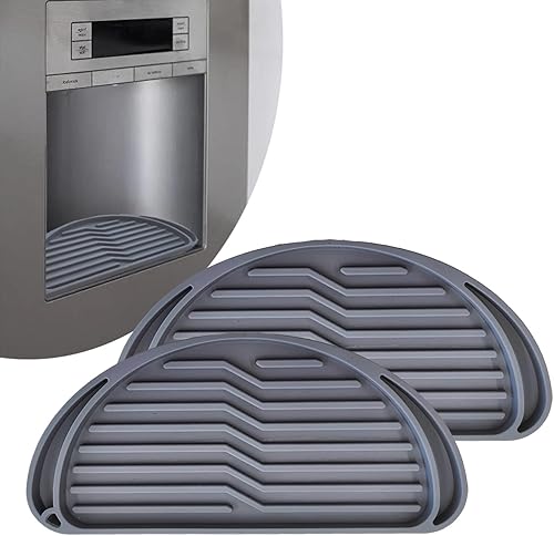 Bandeja colectora de goteo para refrigerador, bandeja dispensadora de agua de silicona reutilizable, bandeja dispensadora de agua para refrigerador,