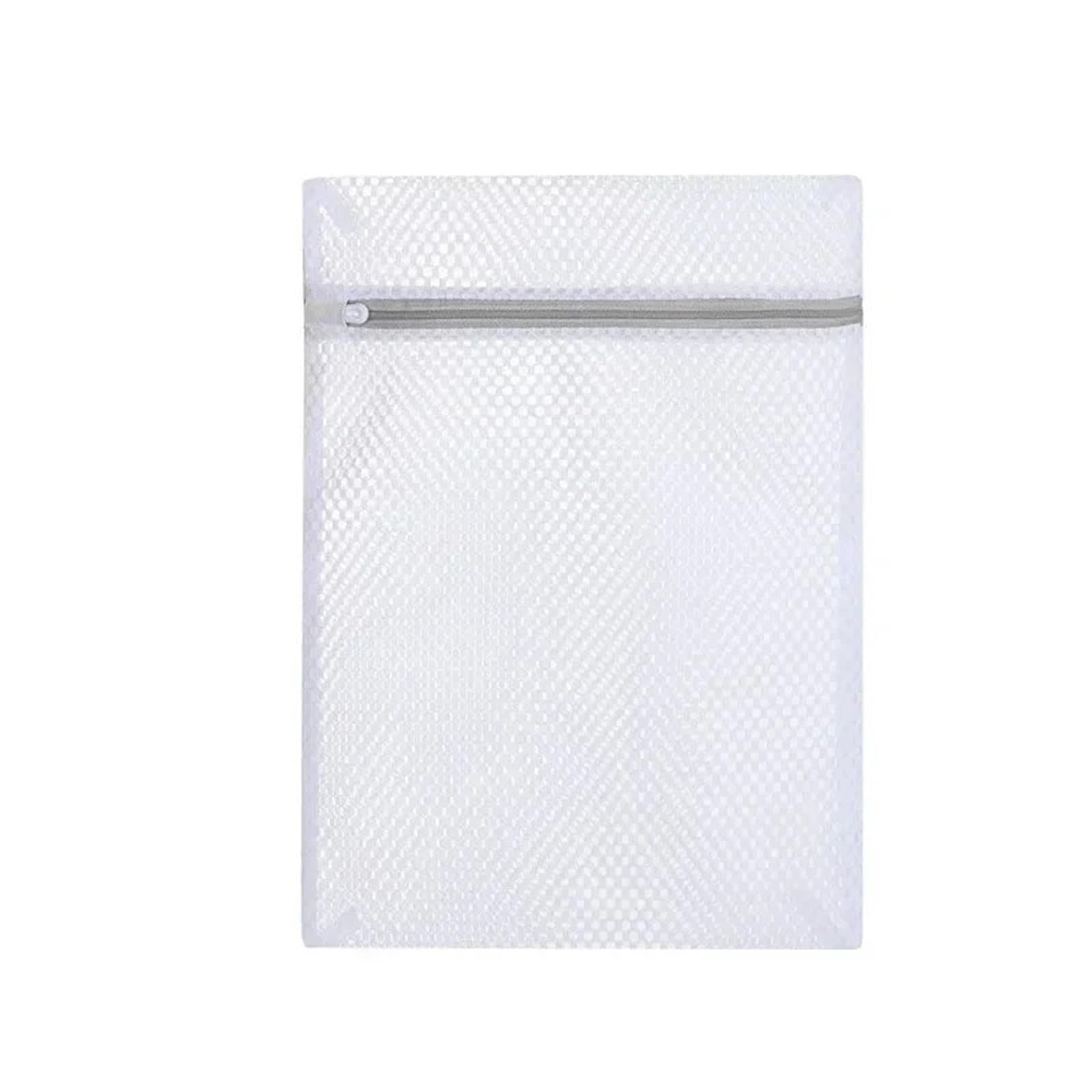 Wäschesack Waschmaschinenbeutel, trocknende weiche Faser, strapazierfähiges Polyester, Wäsche, Unterwäsche, Schuhe, Schutz, waschbares Netznetz(50X60cm,10Pcs)
