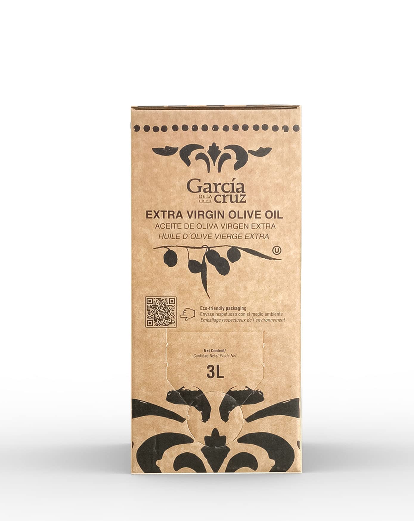 GARCÍA DE LA CRUZ Huile d'Olive Vierge Extra, Bag in Box 3 L