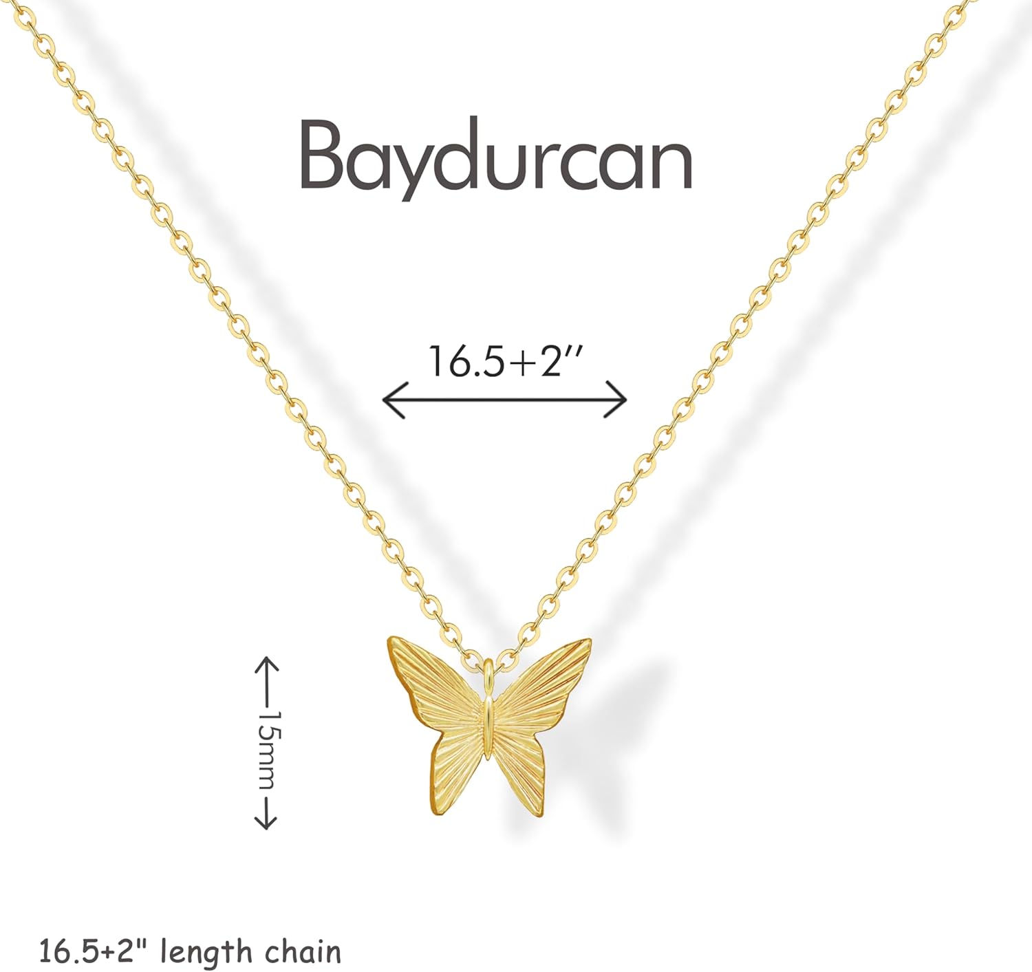Golden Necklace for Women Virgin Mary Angel Butterfly Necklace Sister New Mom Friendship Necklace Birthday Christmas Gift - Image 2