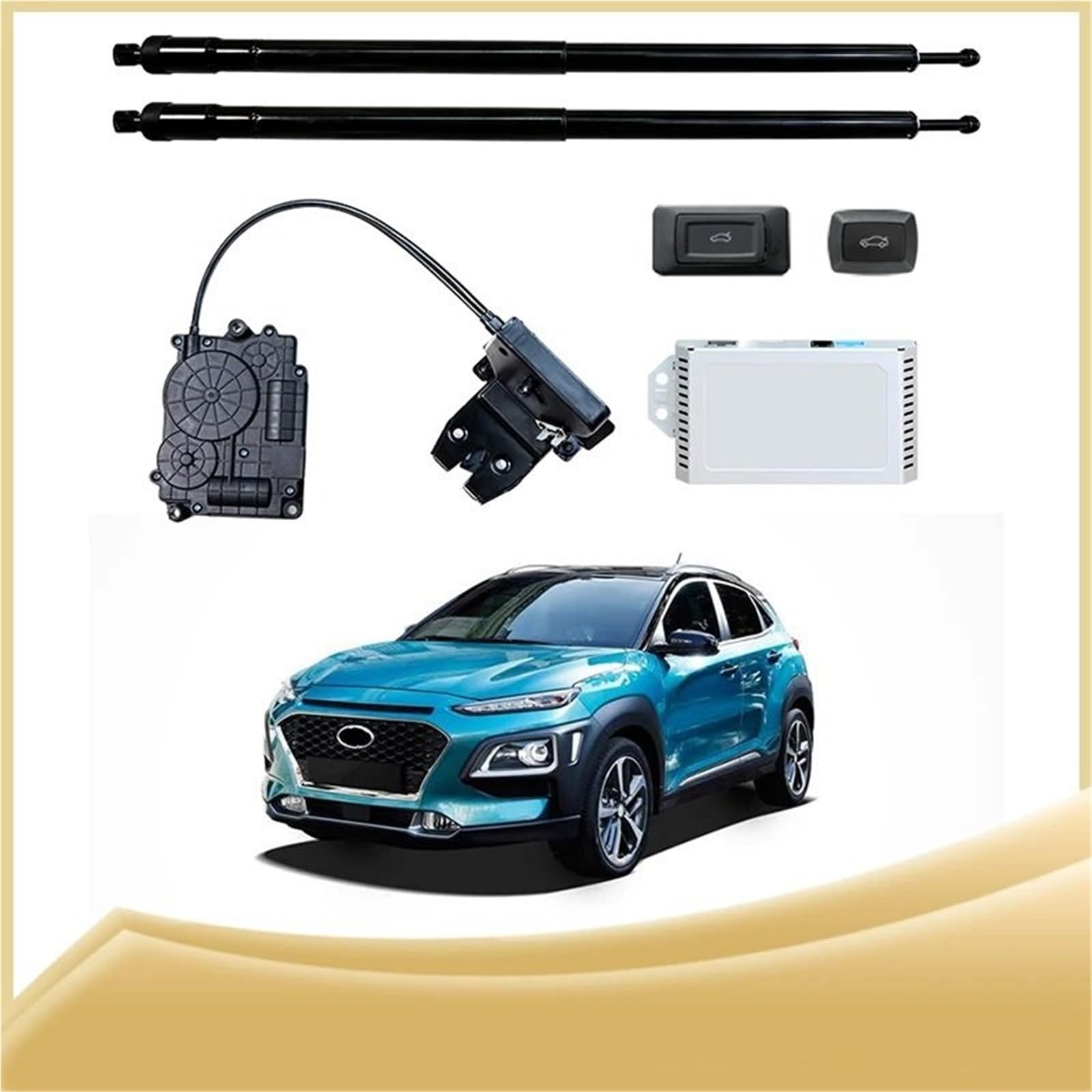 Pasuje do Hyundaia, pasuje do Kona 2019+ Elektryczna klapa bagażnika, sterowanie napędem bagażnika, podnośnik samochodowy, automatyczne