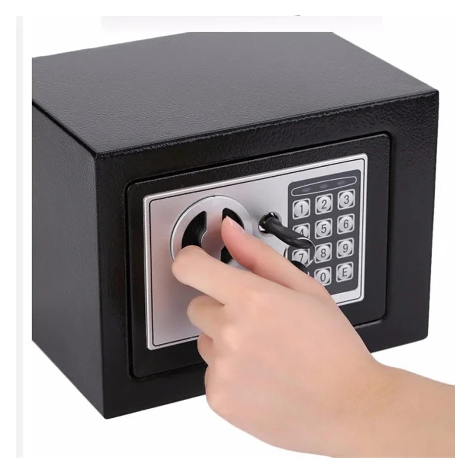 Mini cassaforte digitale in acciaio, salvaio, piccola cassaforte domestica, password, chiave, sicurezza, scatola di sicurezza, conserva denaro, gioielli, documenti - Mini Safe
