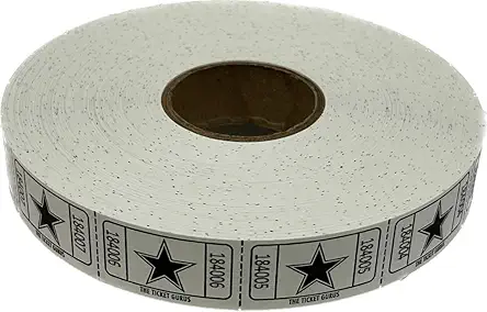 The Ticket Gurus roll of 2000 White Star...