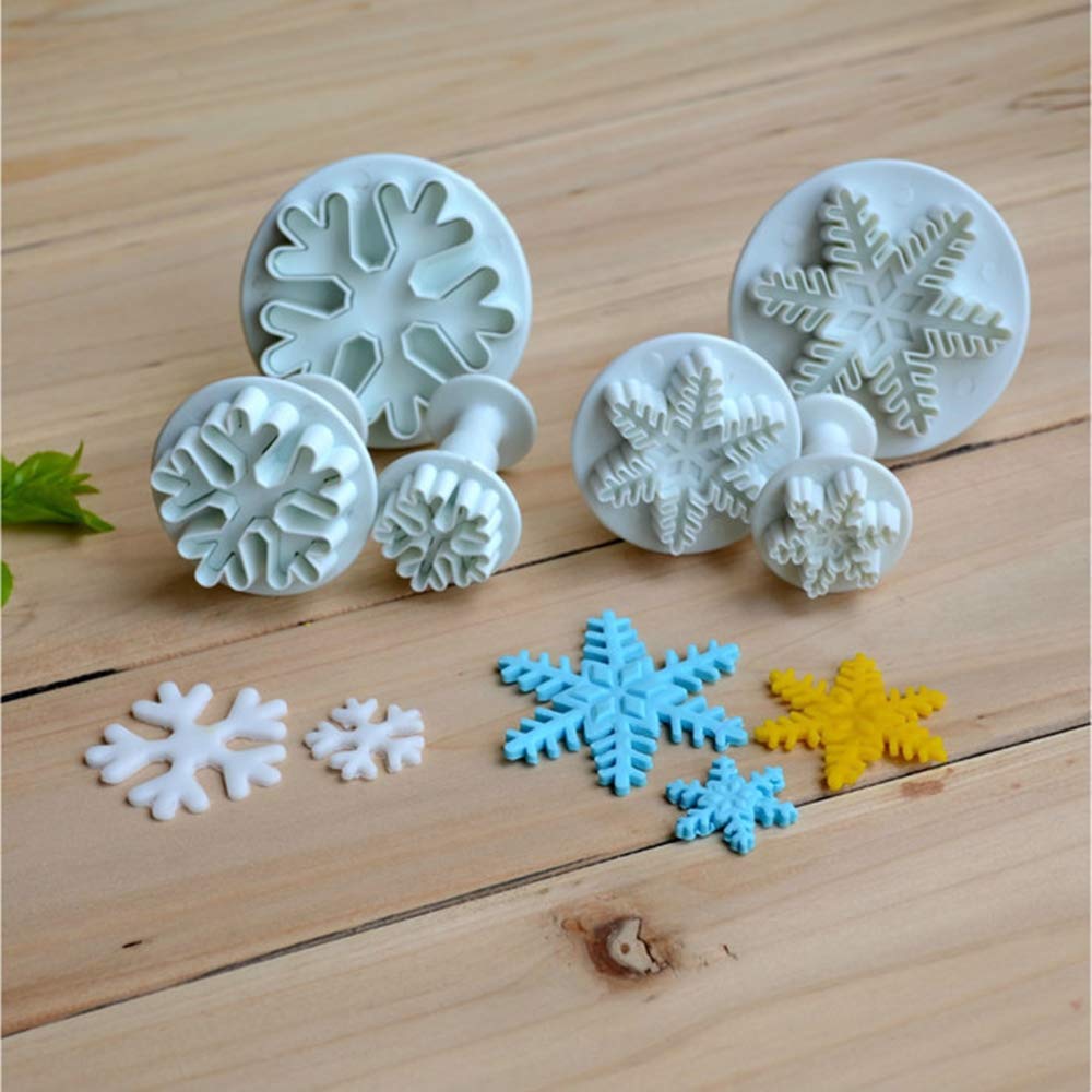Wedding Cake Cutting Set 6-Piece Snowflake Cookie Cutter Set - Christmas  Fondant Plunger Cutters With Embossing Tool - 3 Sizes For Baking Decorating  Christmas Cookie Cutters, image size:1000x1000