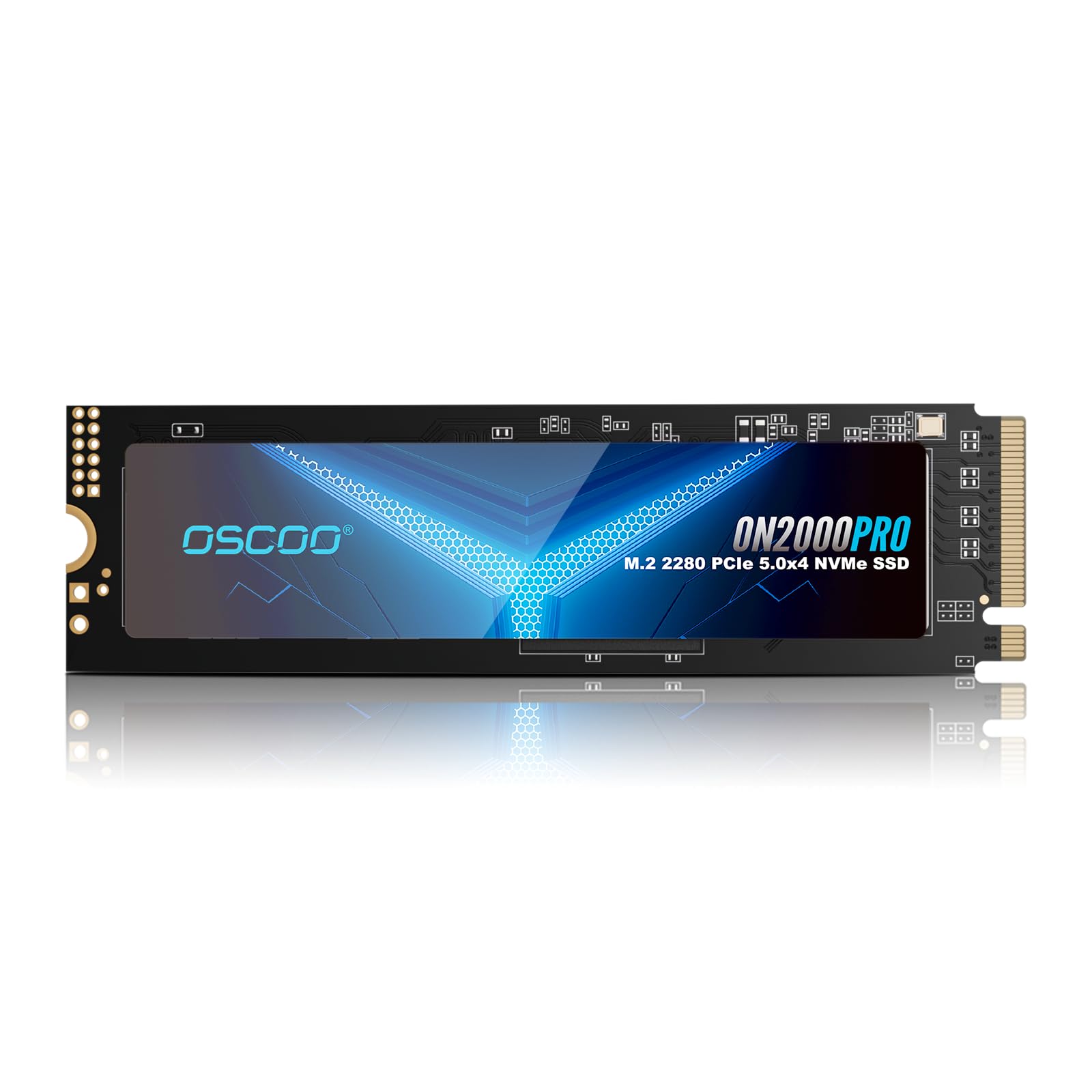 Amazon | OSCOO 2TB PCIe Gen5.0x4 M.2 SSD、最大14,000MB/s、3D TLC
