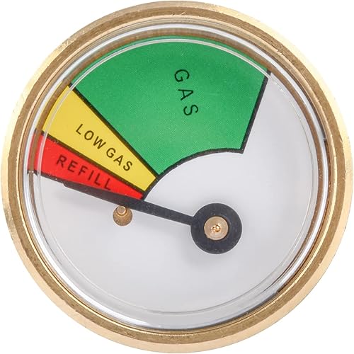 Miniatura 3 de JEASOM Manguera reguladora de propano de 2 pies con medidor, manguera trenzada de acero inoxidable para la mayoría de calentadores de parrilla LP y