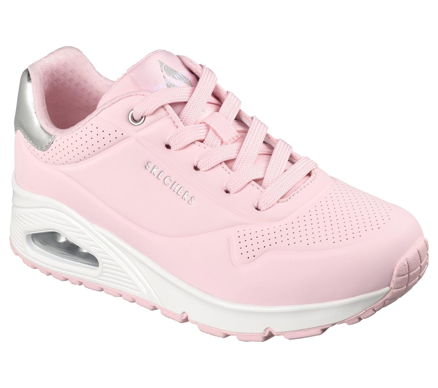 Skechers Uno Golden Air Scarpe da Ginnastica da Donna, Light Pink Durabuck/Mesh Trim, 42 EU