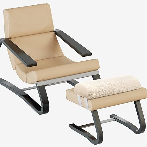 Miniatura 10 de Wesiti Almohadas de piernas para dormir, almohada de espuma cubierta de sherpa, almohada de pie de media luna, cojín reclinable multiusos para