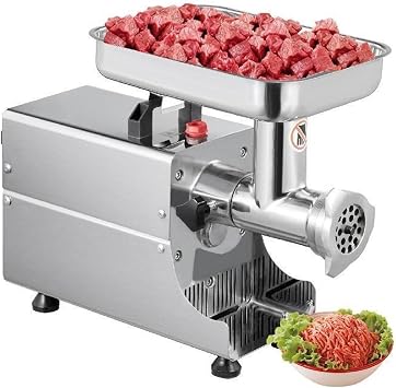 Electric Meat Mincer Grinder 1100 Watt 250 kg/h Commercial Kitchen Chopper Food Processor Sausage Maker Appliances