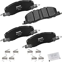 Vista 415 de Pastillas de Freno Delanteras Cerámicas Bendix Priority1 CFC430A para Modelos Selectos INFINITI G35, I30, Nissan 350Z, Altima, Juke, Maxima, Sentra