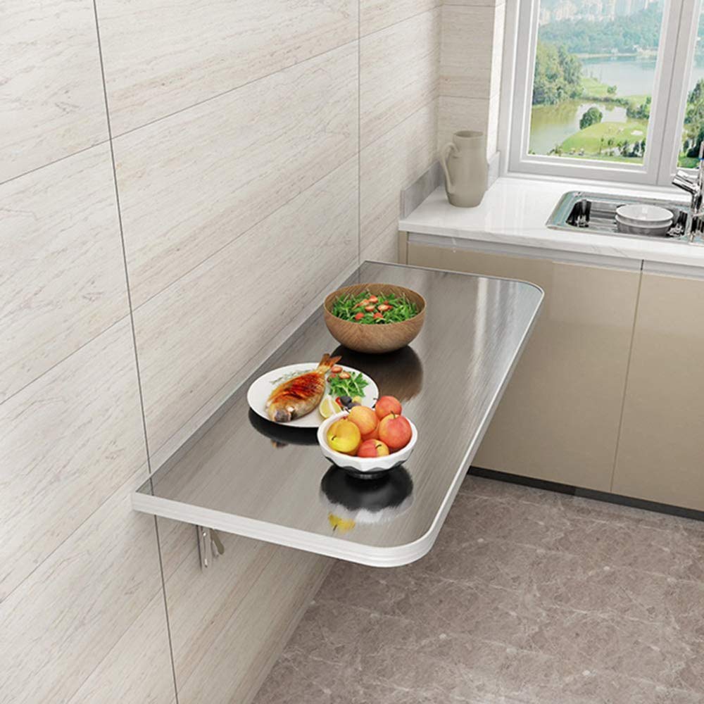 Table pliante murale cuisine bureau pliable 60x40cm charge 100kg