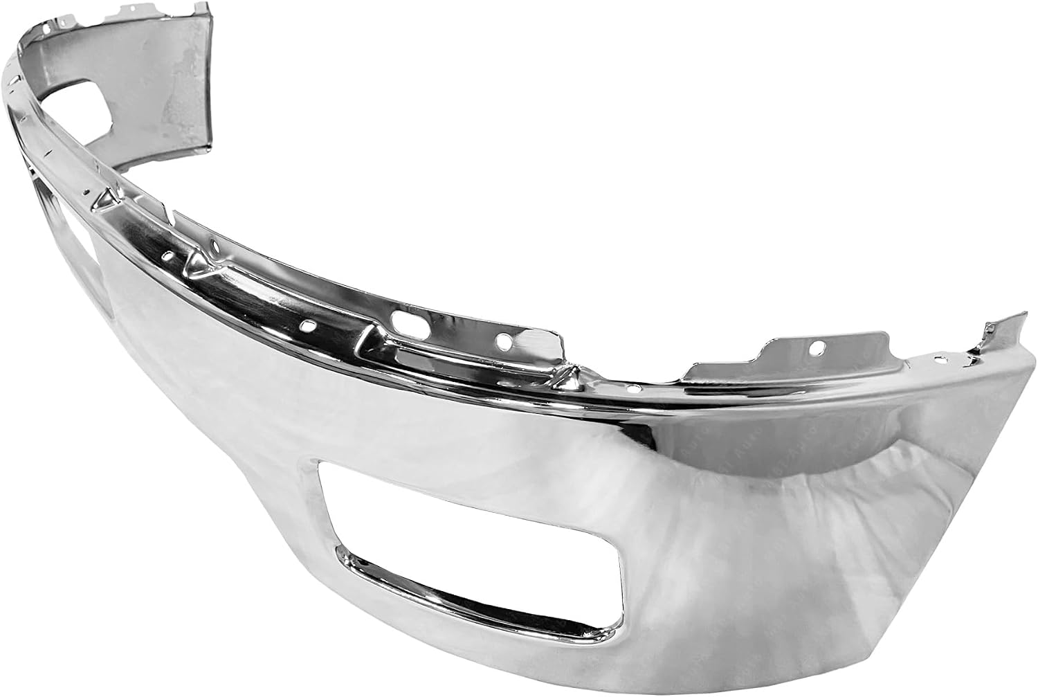 BUMPERS THAT DELIVER - Chrome, Steel Complete Front Bumper Face Bar Cover Valance 4-PC Kit Compatible with 2011-2014 Chevy Silverado 2500 3500 HD w/Fog 11-14, GM1002837 GM1014106 GM1095195 GM1092213