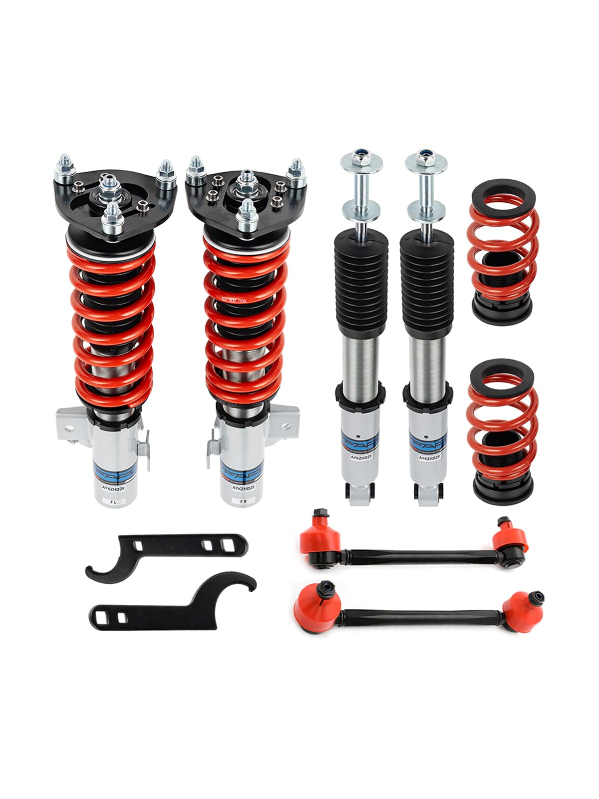 FAPO Coilover for Honda Civic 2012-2015 FG FB, for Honda civic SI 2012-2015 FG FB Mono-Tube Shock Lowering Suspension Strut Kit