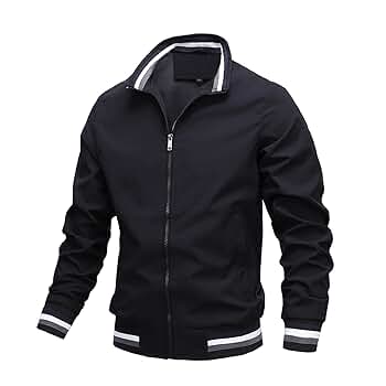 Jackets For Men, Men's Lightweight Jackets Zip Up Jacket Men