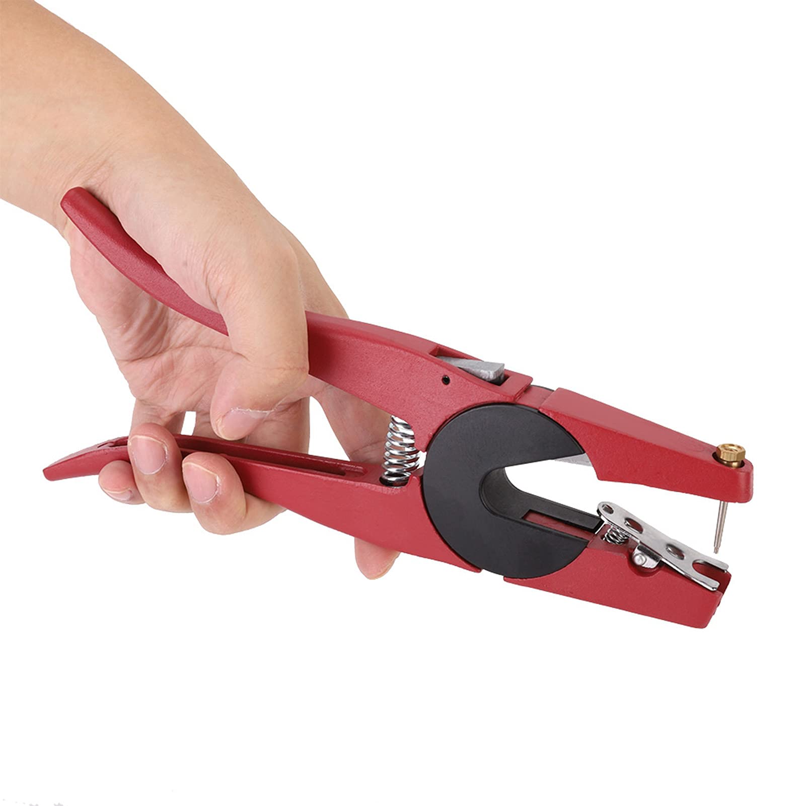 Vieh Ohrmarken Zange, Degrees Metall Ohrmarken Tierwerkzeug Applikator Tier Ohrmarken Installationswerkzeug für Schweine, Kühe, Vieh, Schafe, Ziegen, Rinder