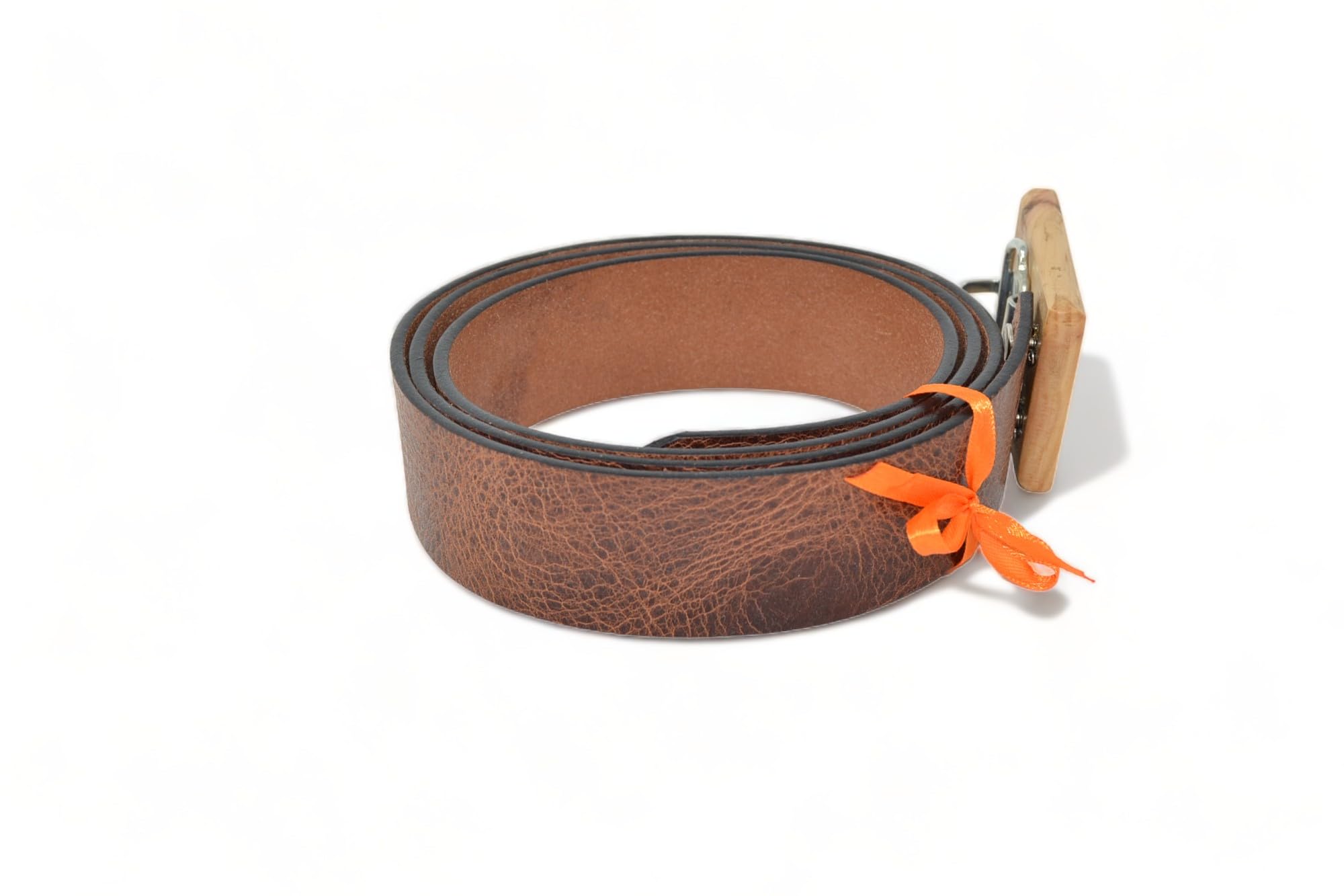 Holz Gürtel - Büffelleder - Holzgürtel - Gürtelschnalle aus Holz - Handarbeit Zirbe Zirbenholz Geschenk Geschenkidee Männergürtel geölt Natur handmade Unikat modern