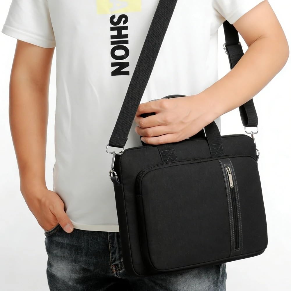 Laptop Bag Sleeve Business Handheld Shoulder Case Universal | Removable shoulder strap moisture-resistant shock-resistant and easy to carry