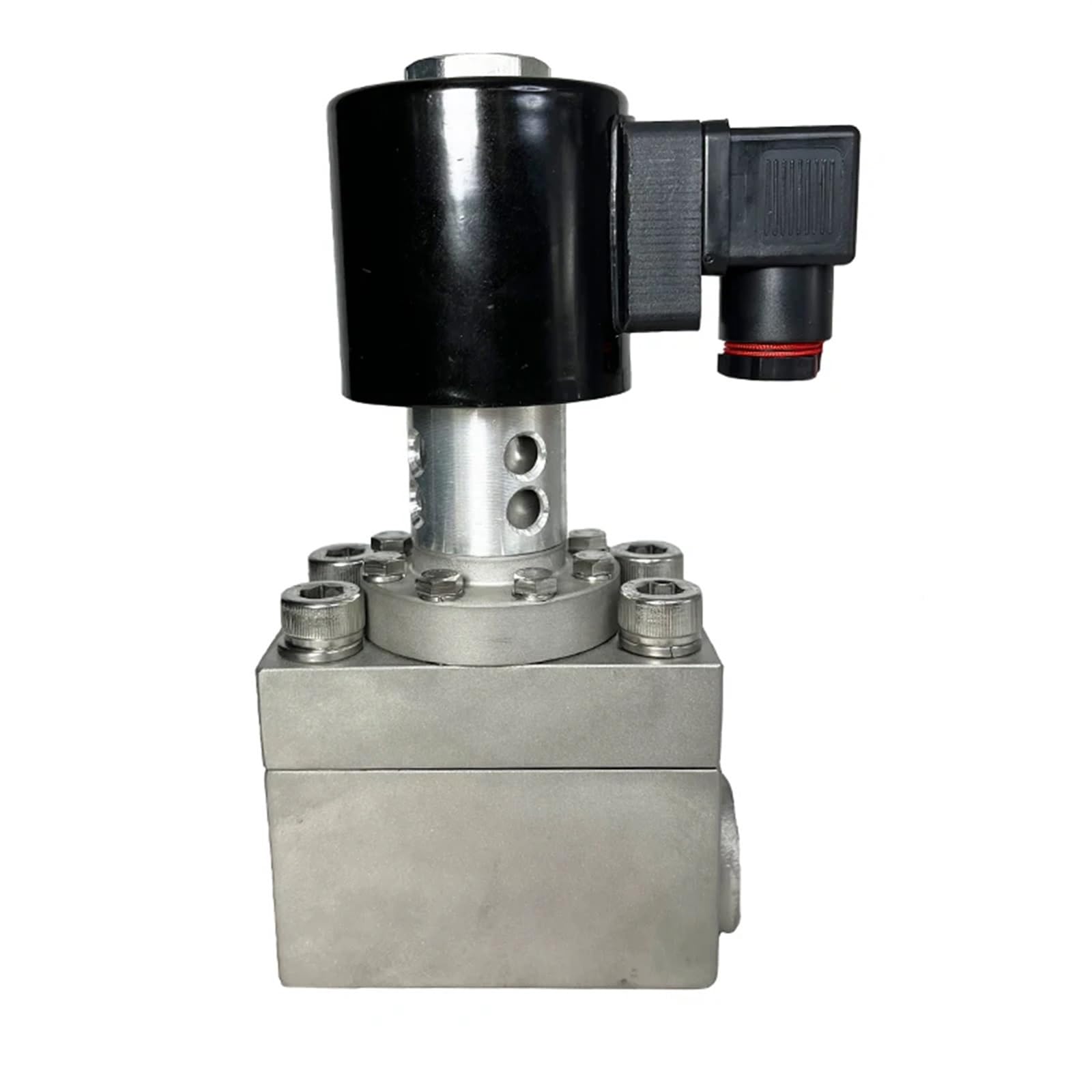 MXXDMOPD 16bar 2 Way Liquid Nitrogen Cryogen -196℃~0℃ Solenoid Valve 1/2inch Orifice 15mm SS304 DN15 Oxygen(NPT-DC24V-NO. OPEN)