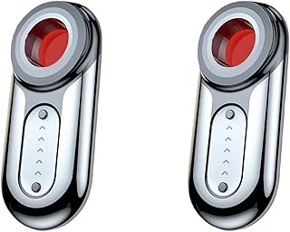 2 Paquete Detector de cámara Oculta portátil vulnerabilidad GPS Detector de cámara Anti - Vigilancia Dispositivo de rastreo Anti - Robo, Adecuado para la Oficina de Viajes del Hotel Car House