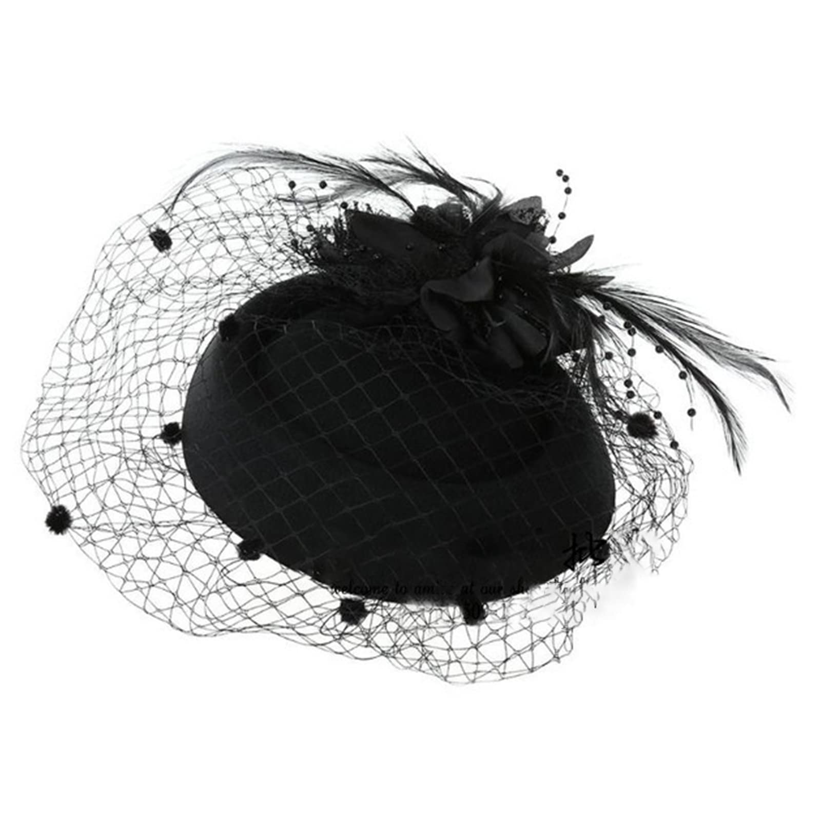 Seayack Women's Black Girls Medieval Hat Shape Headband Festival Hair Hoop For Cosplay Party Unisex Headpiece