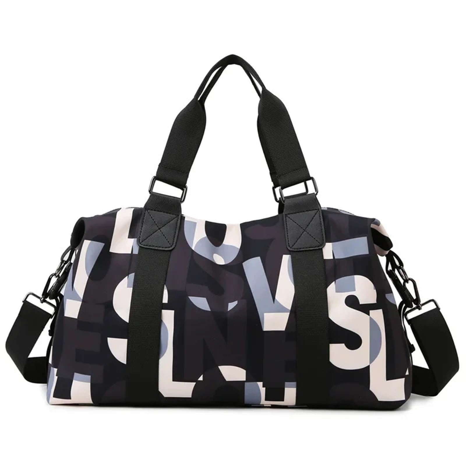 Borsa da Viaggio Portatile da Donna, Leggera, Grande capacità, Borsa Sportiva e Fitness, Borsa Impermeabile in Tessuto Oxford, Borsa da Viaggio per Viaggi o Fitness(06)