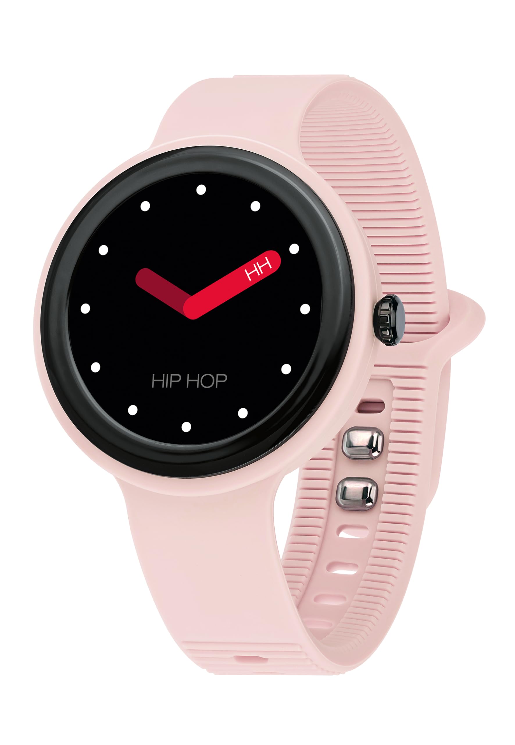 HIP HOP Orologio HWU1203 DONNA HERO.NEXT quadrante MONO-COLORE NERO movimento SMARTWATCH SMARTMODULE e CINTURINO SILICONE ROSA, BLU HWU1203