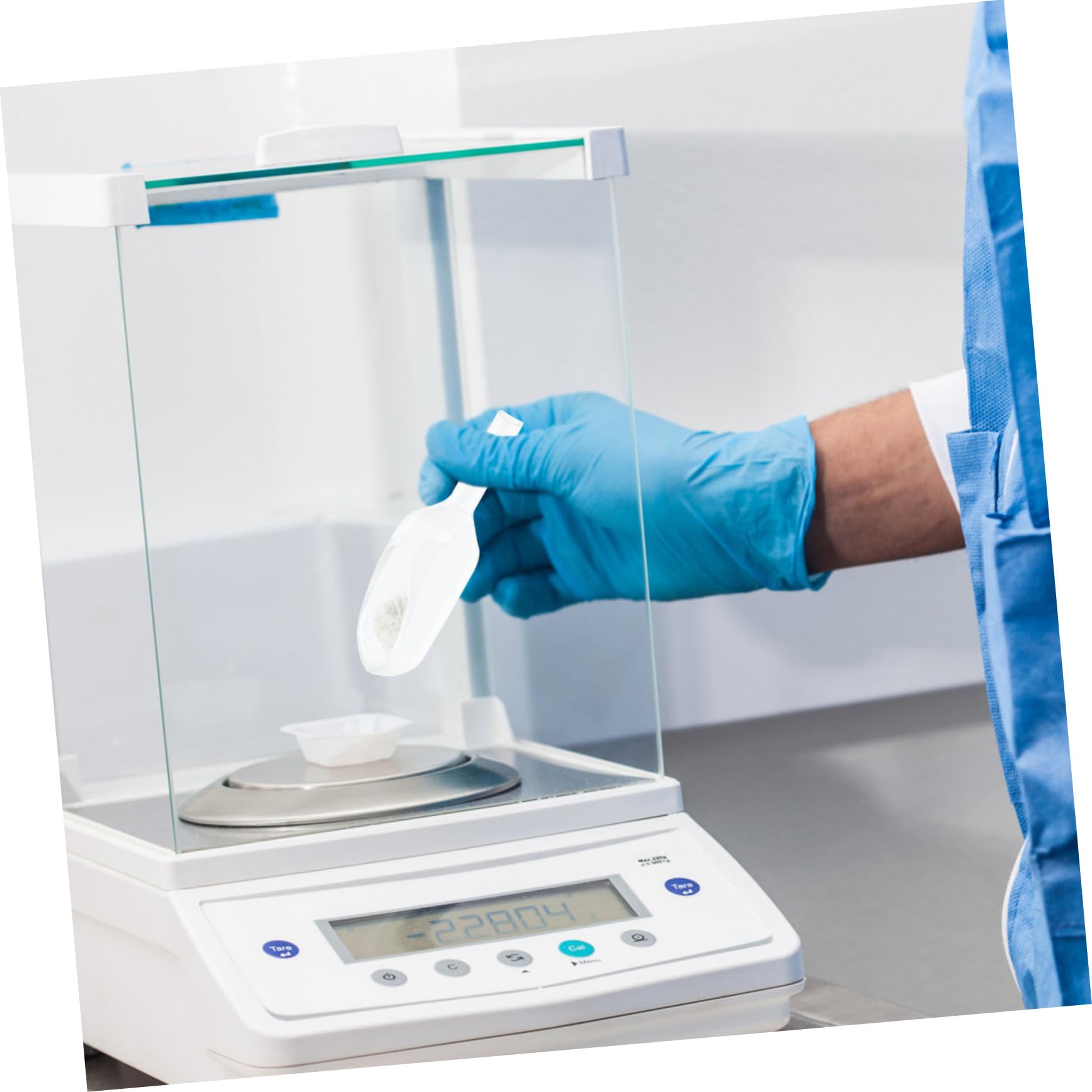 NAMOARLY Laboratory Weighing Boat Scale Tray Research Lab Tool Multipurpose Scoop Funnel Precision Weighing Equipment