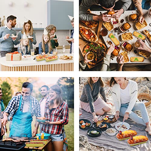 Augoog 50 Pack Aluminum Foil Mini Loaf Pans With Lids,6.8Oz Disposable Foil Narrow Cake Pans,Cupcake Baking Cups Containers Wrappers,Rectangle Cupcake Baking Cups For Bread Muffin Brownie Cheesecake #TOP4