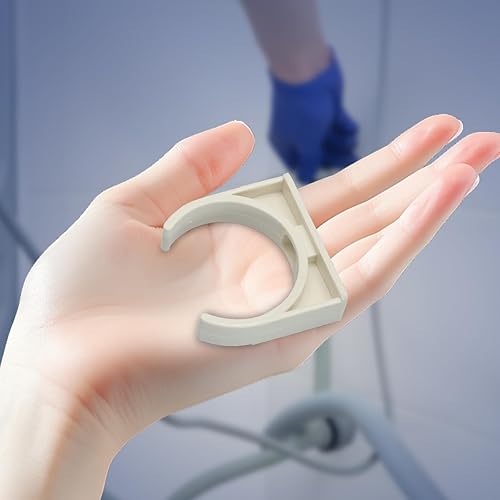 Miniatura 7 de Hordion 20 abrazaderas de PVC en forma de U para tuberías de agua de 2 pulgadas (1.969 in) para tubos de agua de 2 pulgadas (1.969 in), bandejas de