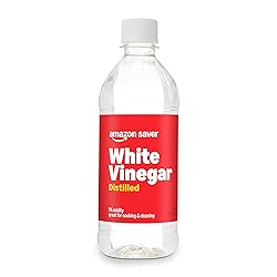 Amazon Saver, Distilled White Vinegar, Great for Cooking and Cleaning, 16 Fl Oz (Previously Happy Belly, Packaging May Vary)