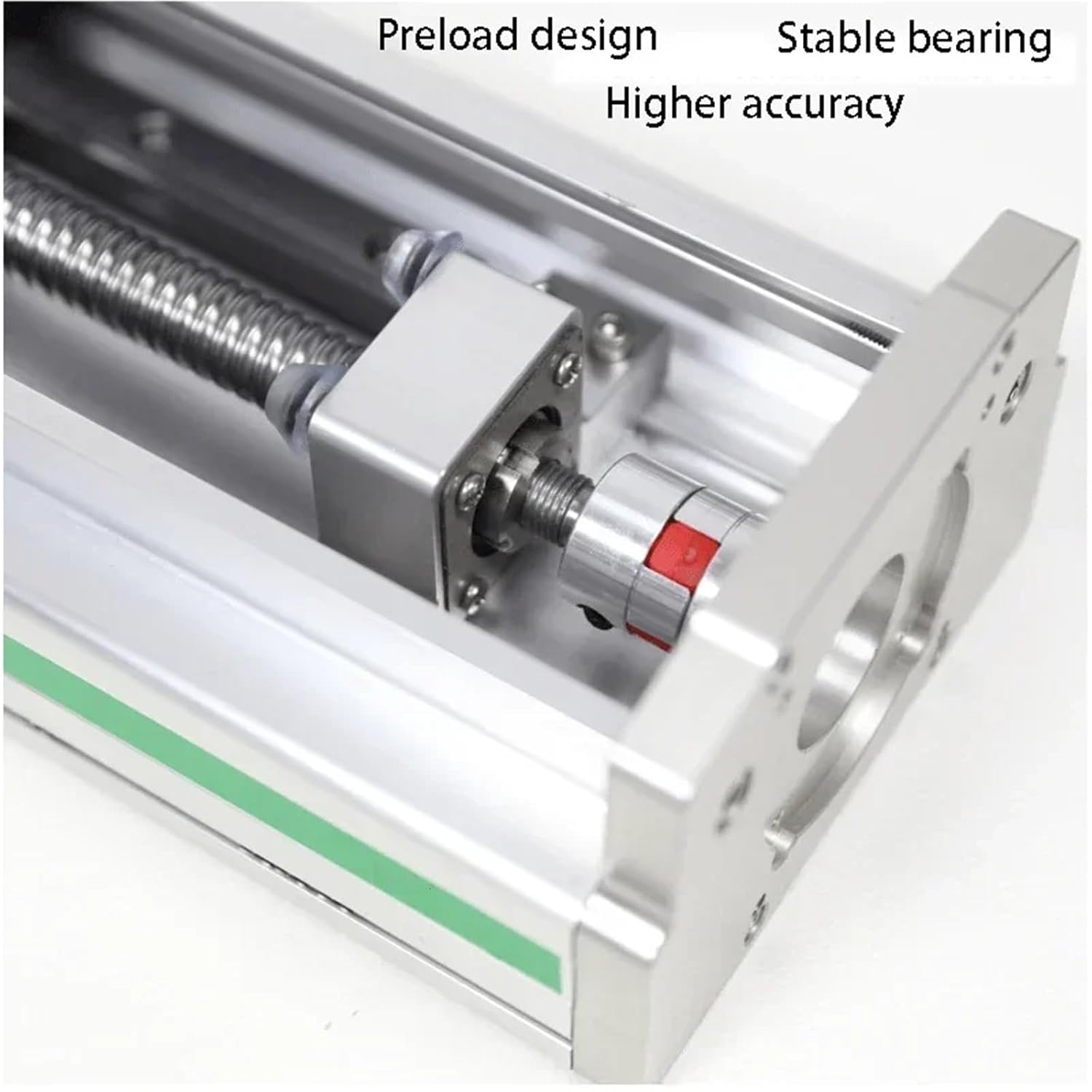 Precision Ball Screw CNC Linear Guide Shaft Actuator Module Position Slide Table Rail Motion 86 Stepper Motor Heavy Load(Actuator only,1200mm Stroke)