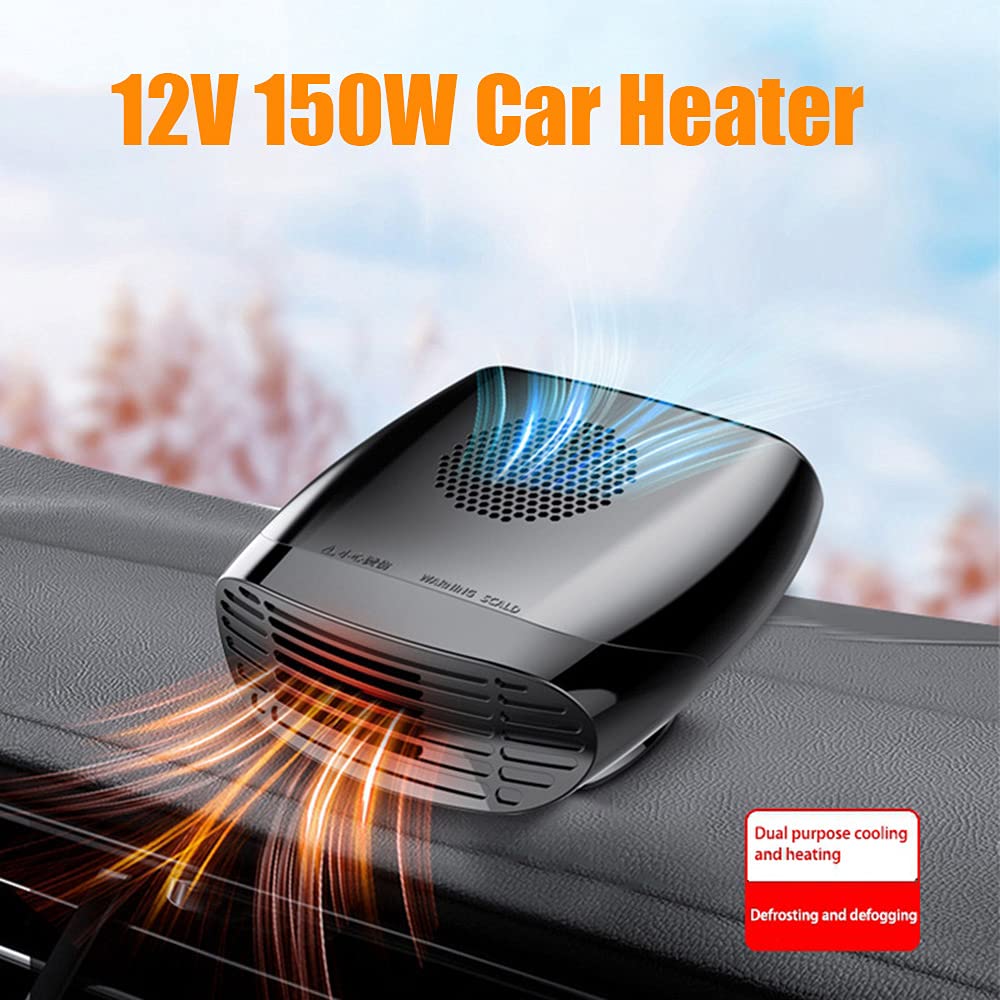 Produktbild von Kaufe Tragbare 2 In 1 Autoheizung Und Entfroster, Die An Den Zigarettenanzünder Angeschlossen Werden Kann, 12 V, 24 V, 150 W, Windschutzscheibe Zum Preis Ab 18