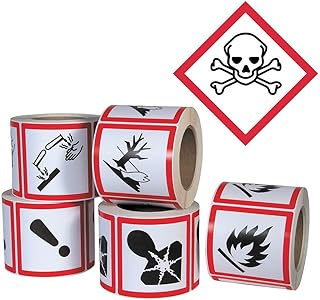 GHS/HazCom 2012: Pictogram Label, Skull and Crossbones, 4