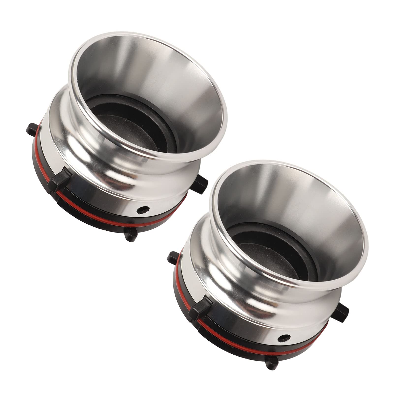 1 par de Adaptadores de Buje Nab, Grabadoras de Cinta de Carrete a Carrete de 10 Pulgadas Adaptadores de Buje de Carrete Nab para Studer , para Akai, para Dispositivo de Buje (Plata)