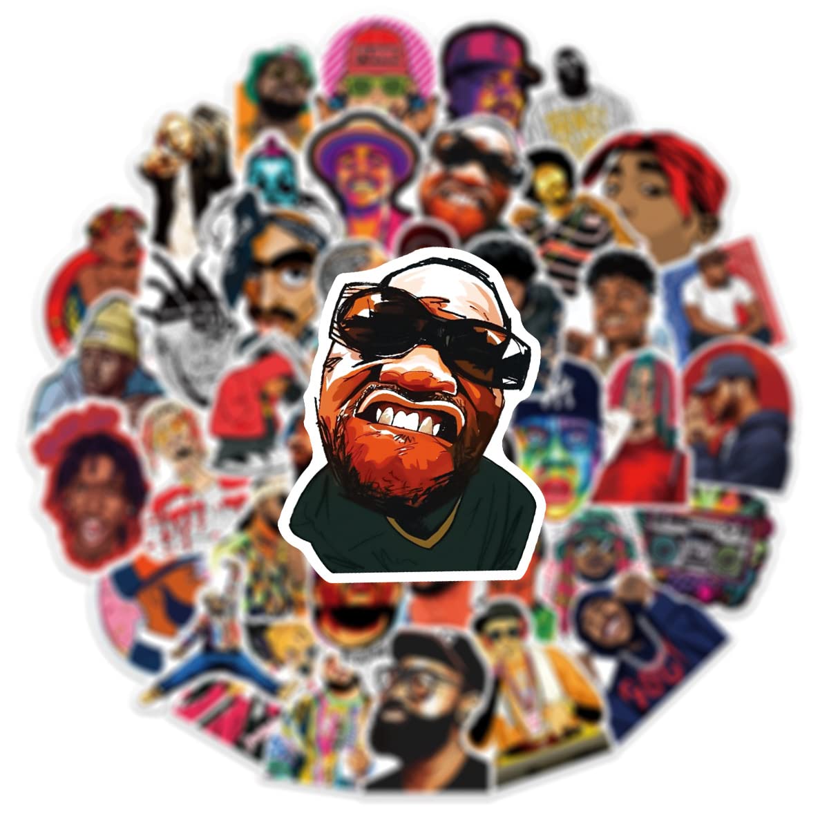 Smile Adesivi Set Di 50 Adesivi Da Viaggio, In Vinile, Impermeabili, Per  Laptop, Valigia, Caschi, Moto, Skateboard, Auto, Bicicletta, Computer,  Città Adesivi Montagna, image size:1200x1200