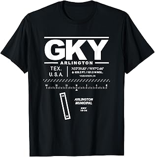 Arlington Municipal Airport Texas GKY T-Shirt