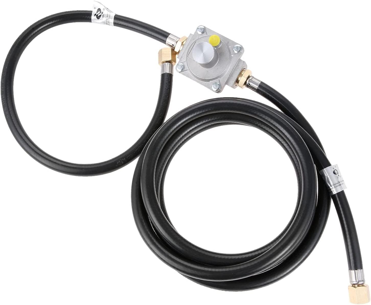 10 Feet Natural Gas Hose Conversion Kit with 5" Outlet