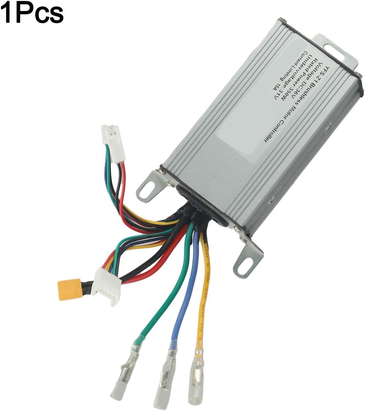 36V 350W 15A Electric Scooter Controller Dashboard Accelerator Kit for 8.5 Inch E-Scooter, Aluminum Alloy Part