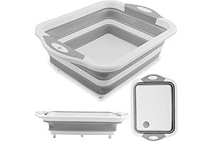 Griddle BBQ Collapsible Prep Tub for Cutting, Washing