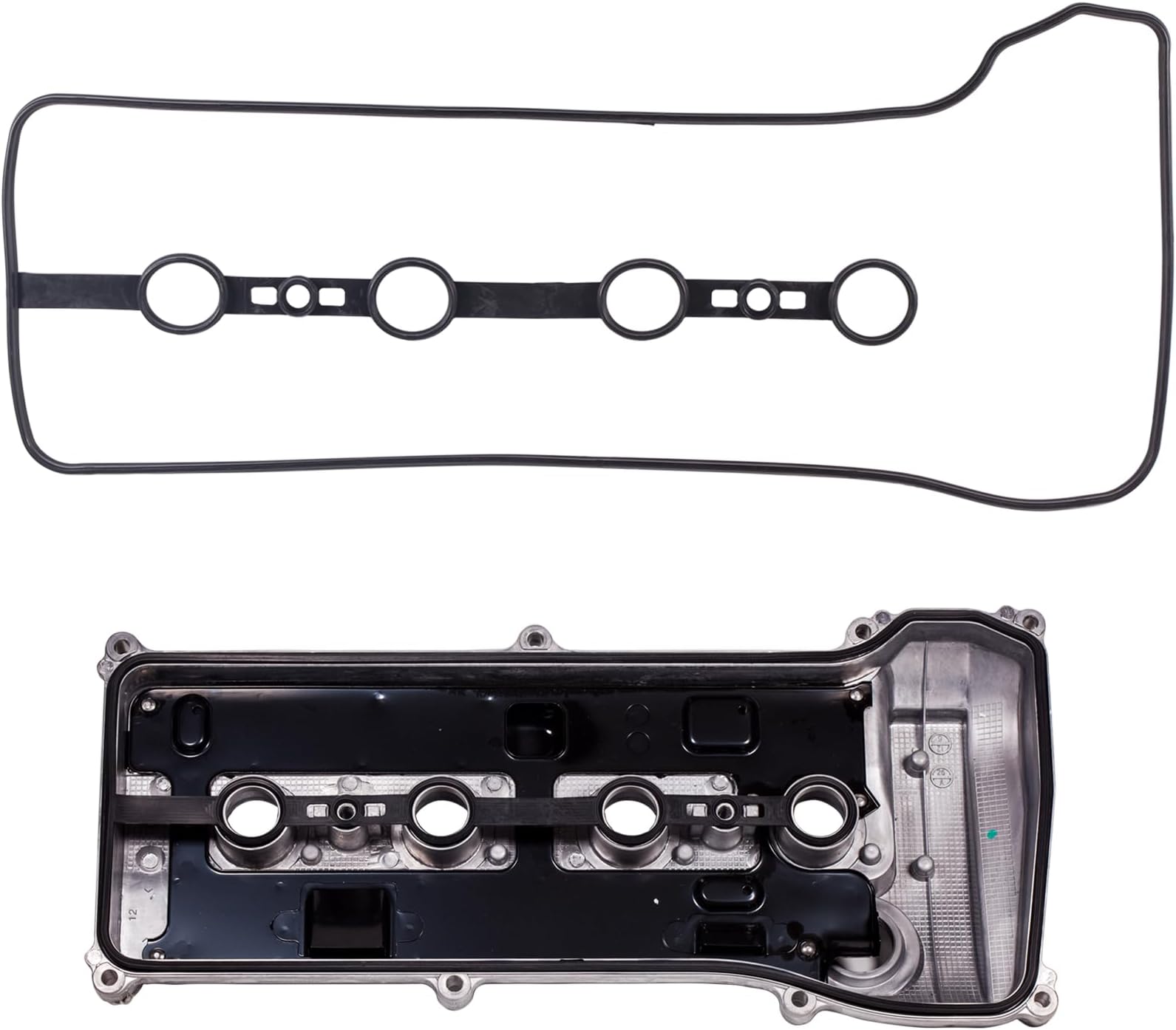 VS50530R Engine Valve Cover Gasket Set Compatible With Pontiac Vibe Scion TC XB Toyota Camry Corolla Highlander Matrix Rav4 2.0L 2.4L L4 DOHC 2AZFE 1AZFE 1121328021 112130H010 VS50362 Engine Seal